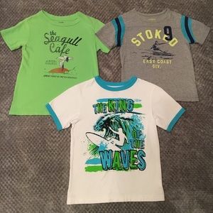 Surfer Beach T-Shirt Trio